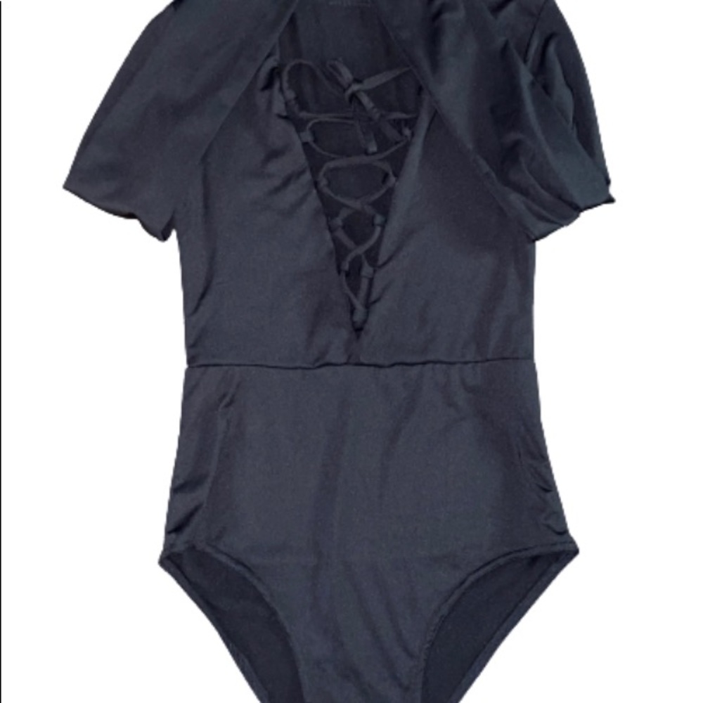Vestidos Sexy Black Bodysuit Size Small - Picture 3 of 7